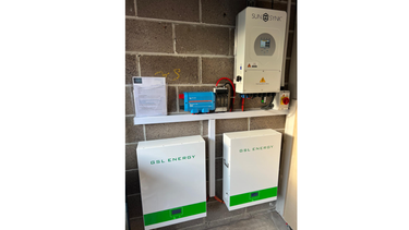 Sunsynk 8.8kW hybrid | 2 x GSL Powerwall 5.12kWh batteries | M26 3AR